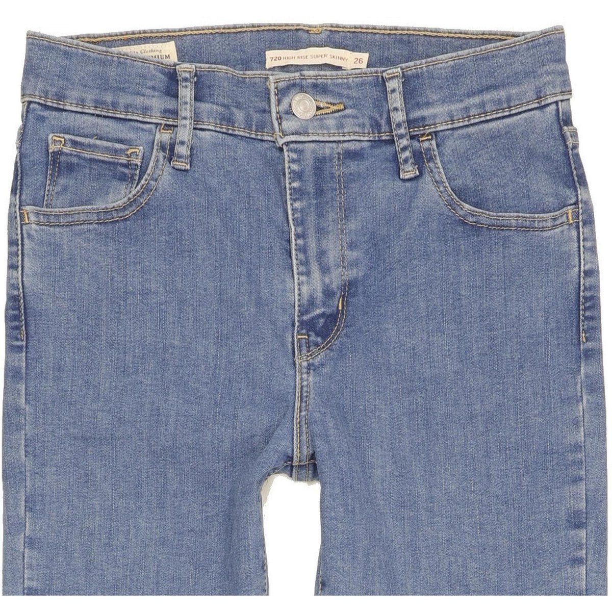 Levi's 720 Women Blue Skinny Slim Stretch Jeans W26 L31