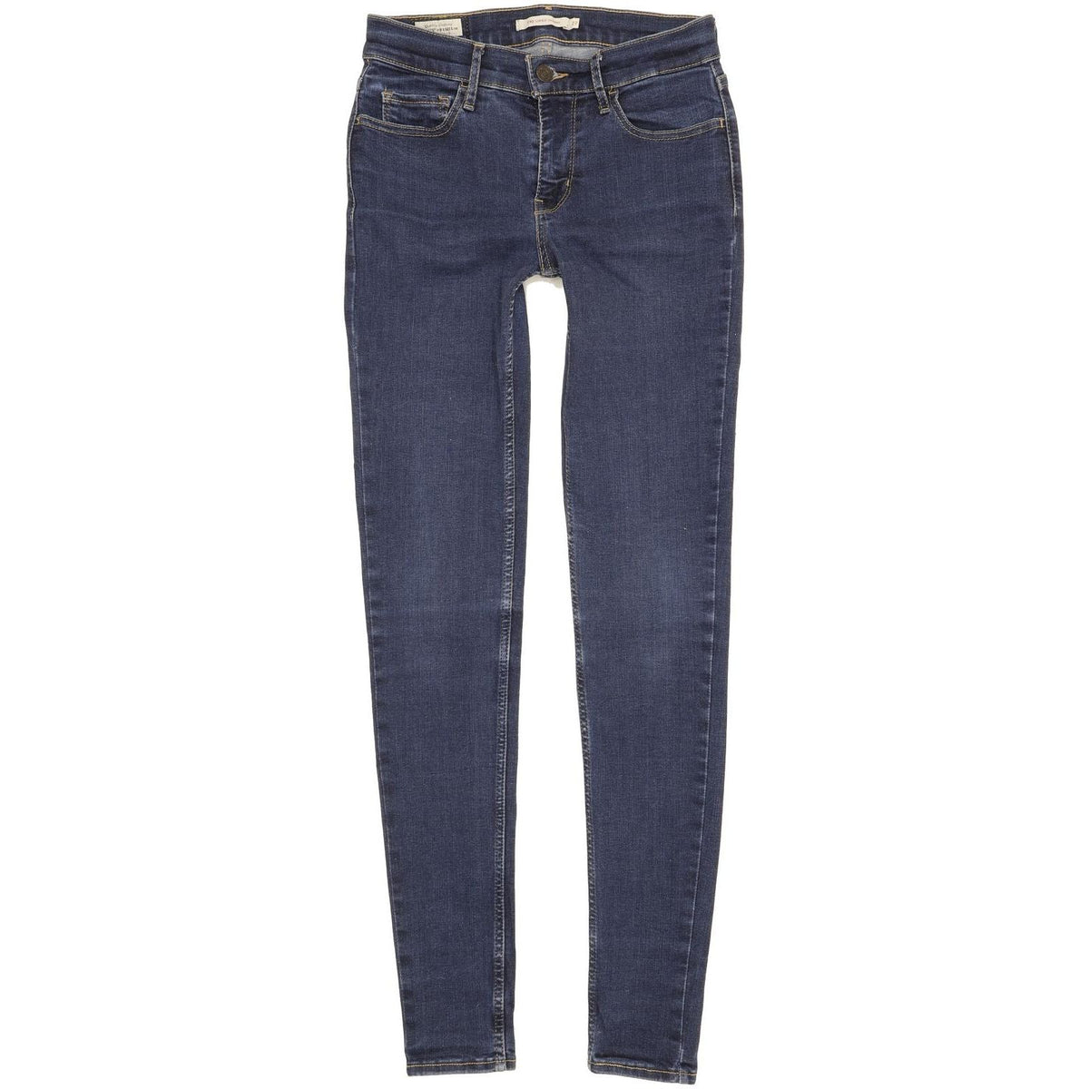 Levi's 710 Super Women Blue Skinny Slim Stretch Jeans W27 L31