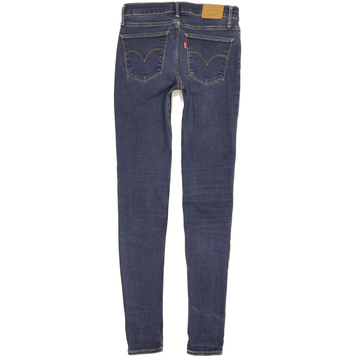 Levi's 710 Super Women Blue Skinny Slim Stretch Jeans W27 L31