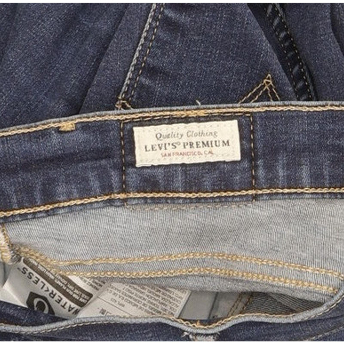 Levi's 710 Super Women Blue Skinny Slim Stretch Jeans W27 L31