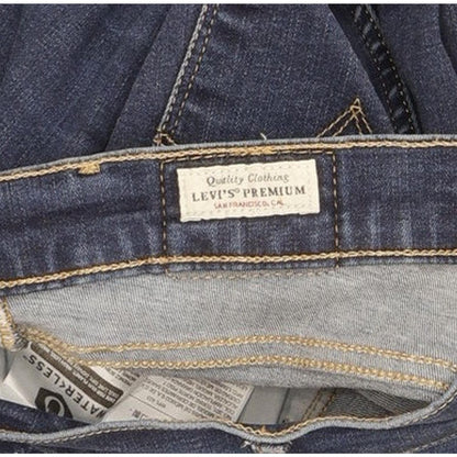 Levi's 710 Super Women Blue Skinny Slim Stretch Jeans W27 L31