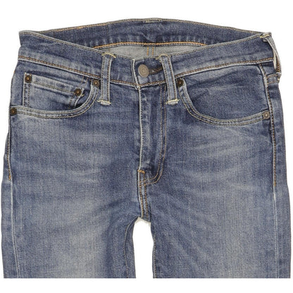 Levi's 519 Men Blue Skinny Slim Stretch Jeans W28 L32