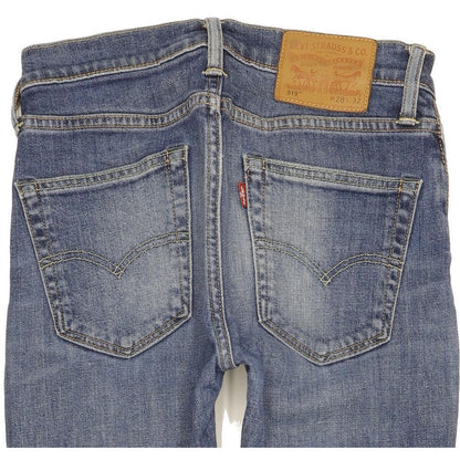 Levi's 519 Men Blue Skinny Slim Stretch Jeans W28 L32