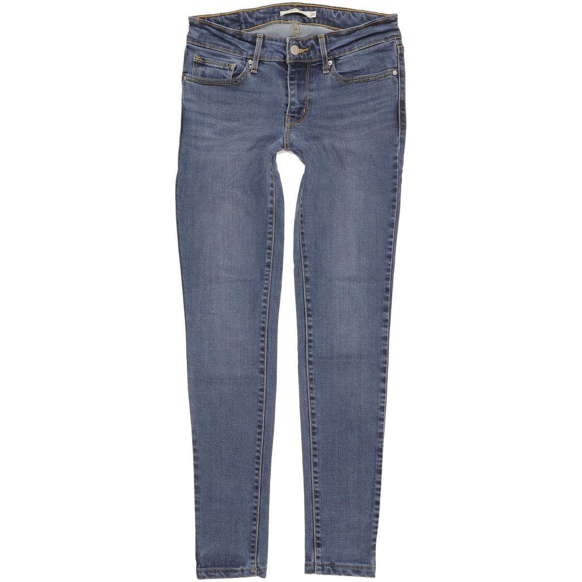 Levi's 711 Women Blue Skinny Slim Stretch Jeans W27 L31