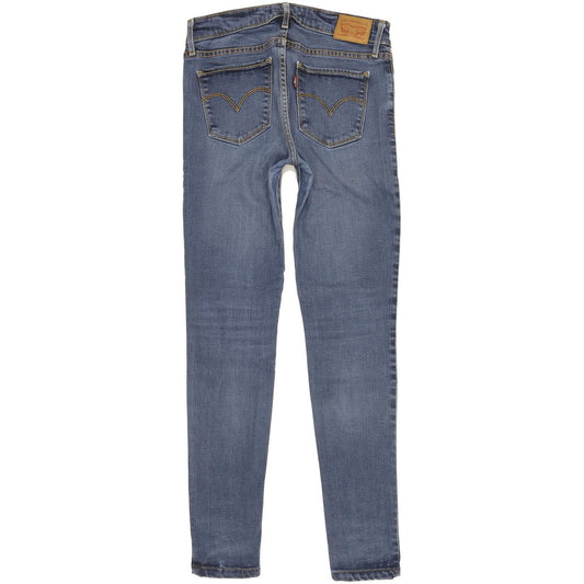 Levi's 711 Women Blue Skinny Slim Stretch Jeans W27 L31