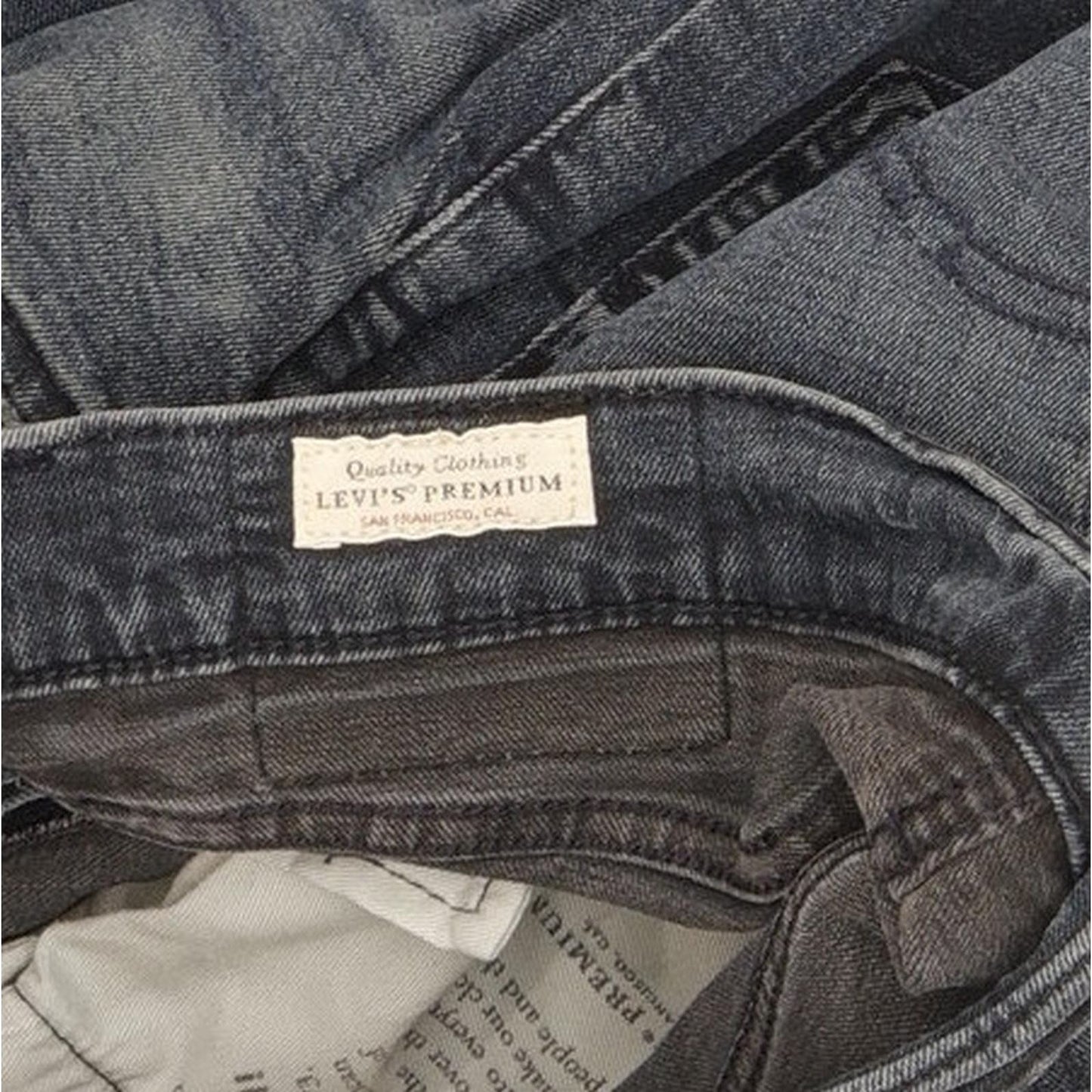 Levi's 512 Men Blue Tapered Slim Stretch Jeans W31 L31