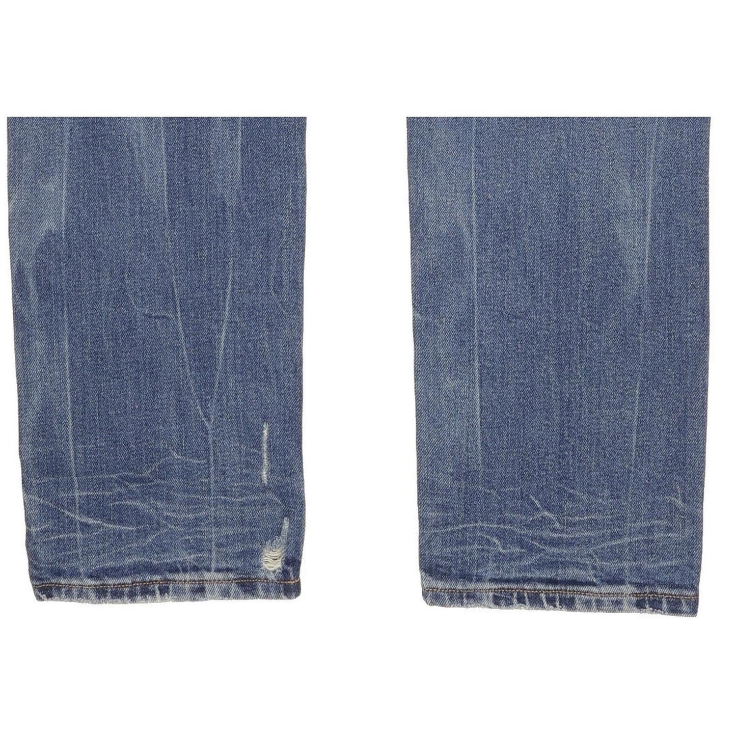 G-Star 3301 Men Blue Straight Slim Stretch Jeans W32 L34