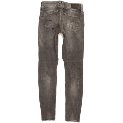 G-Star Lynn Mid Women Charcoal Skinny Slim Stretch Jeans W27 L31