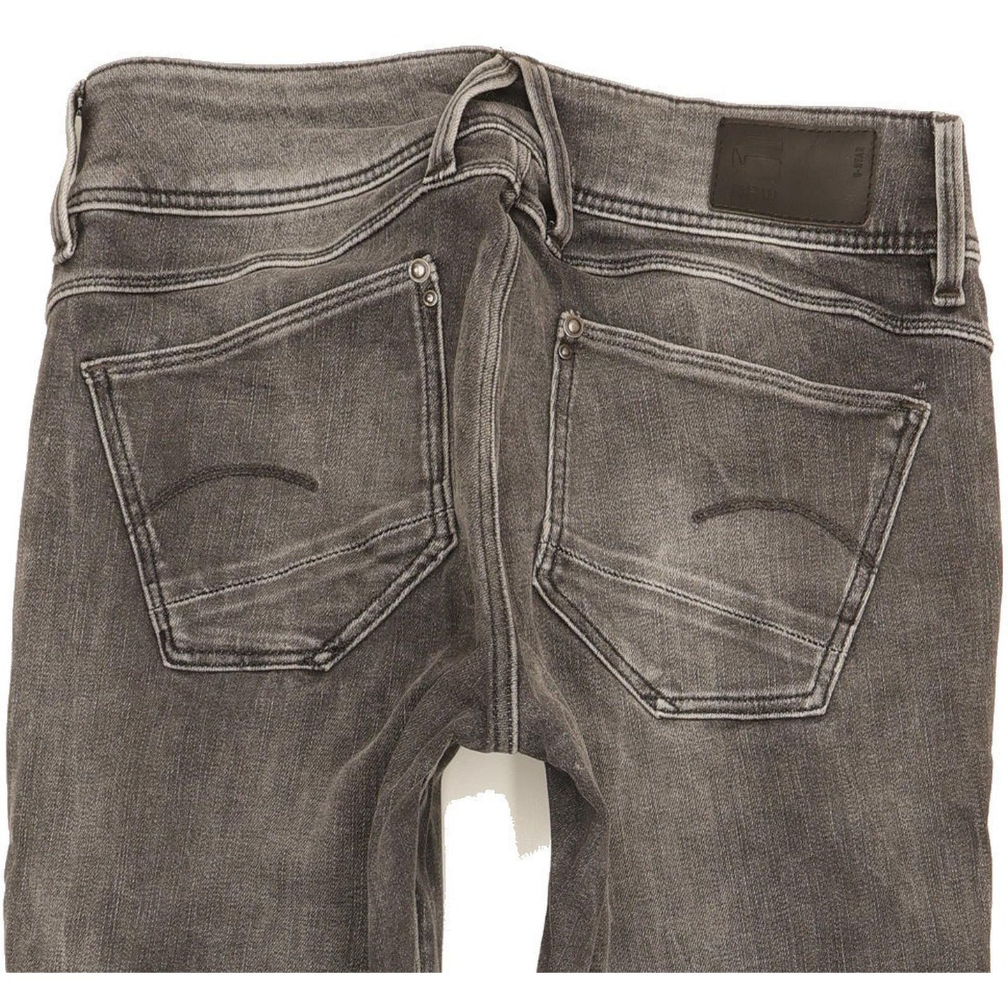 G-Star Lynn Mid Women Charcoal Skinny Slim Stretch Jeans W27 L31