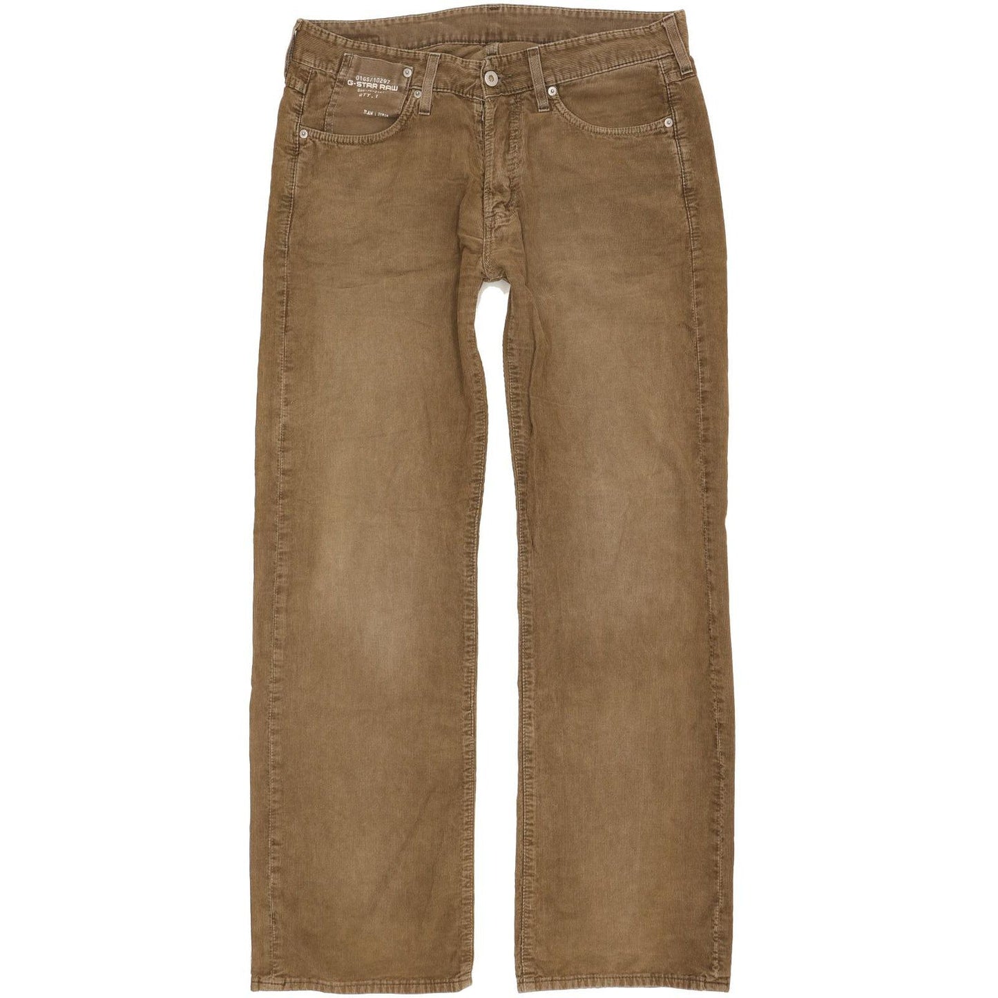 G-Star Men Brown Straight Loose Jeans W32 L33