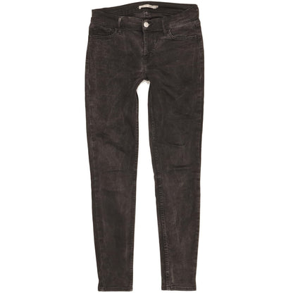 Levi's 710 Super Women Black Skinny Slim Stretch Jeans W29 L29