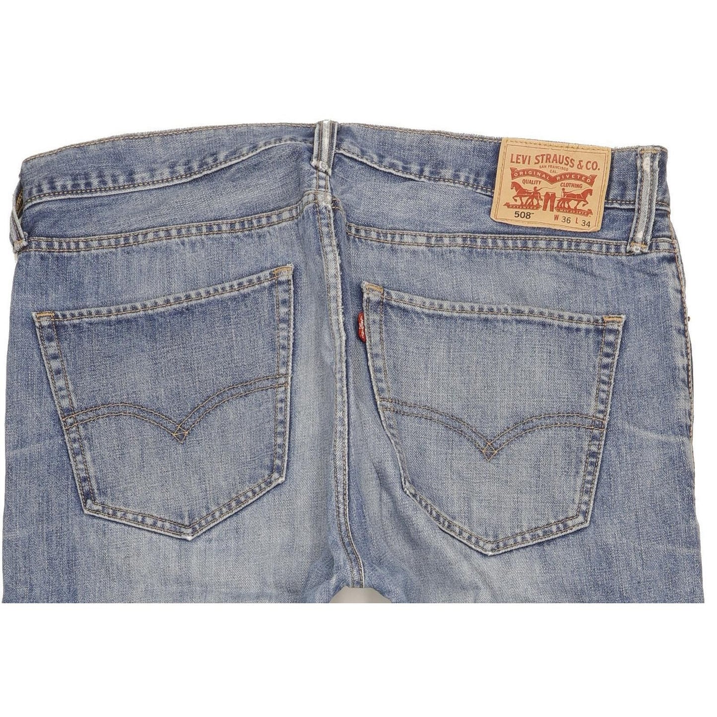 Levi's 508 Men Blue Straight Regular Jeans W36 L33