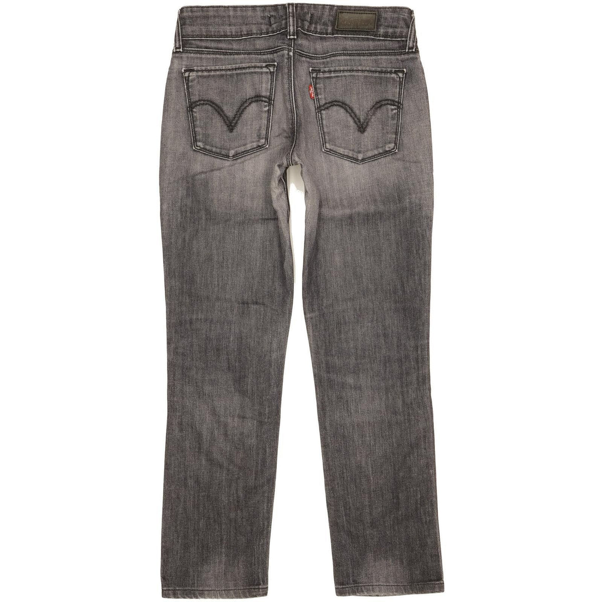 Levi's 571 Women Charcoal Straight Slim Stretch Jeans W29 L27