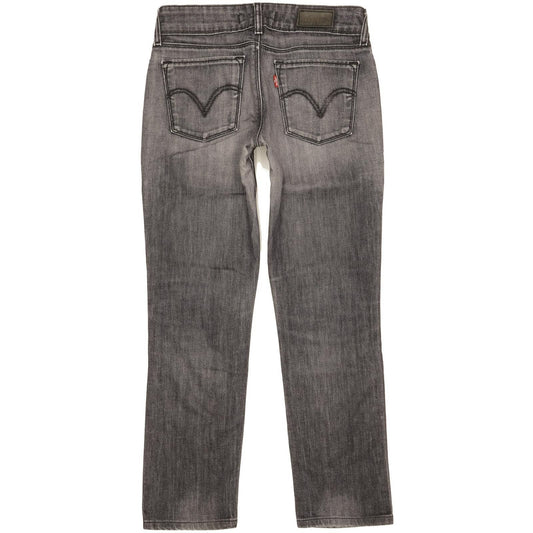 Levi's 571 Women Charcoal Straight Slim Stretch Jeans W29 L27