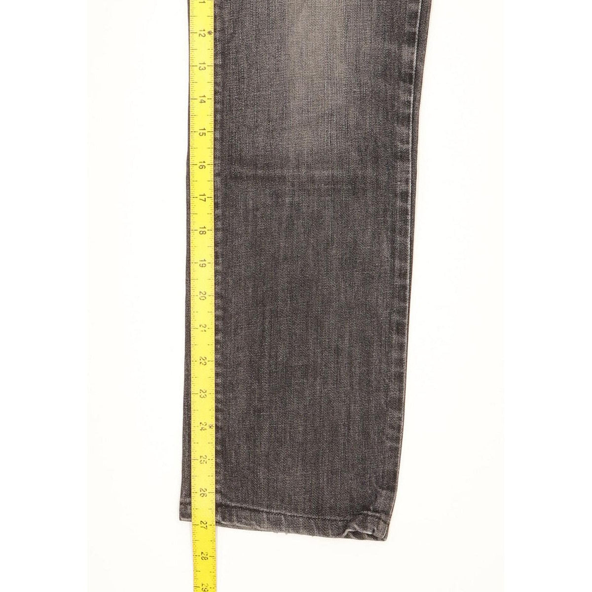 Levi's 571 Women Charcoal Straight Slim Stretch Jeans W29 L27
