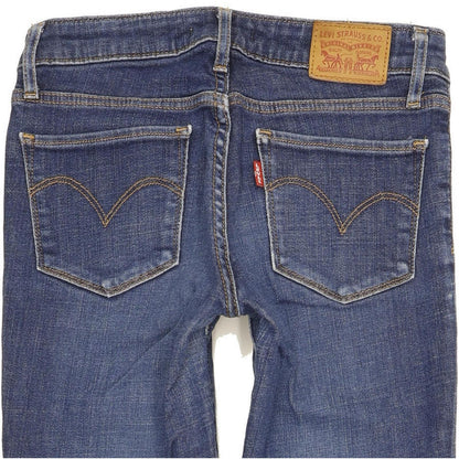 Levi's 711 Women Blue Skinny Slim Stretch Jeans W26 L32