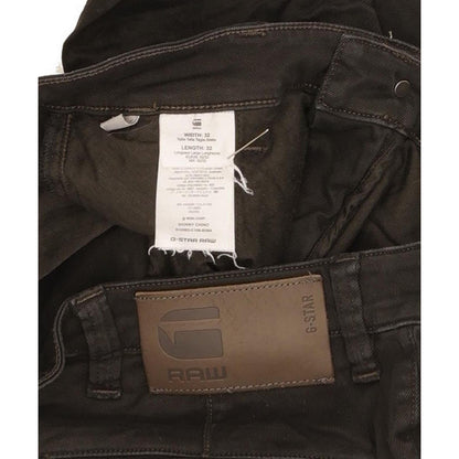 G-Star Men Black Skinny Slim Chino Stretch Jeans W32 L26
