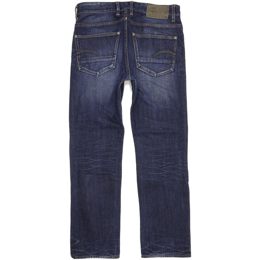 G-Star Defend Men Blue Straight Loose Jeans W33 L32
