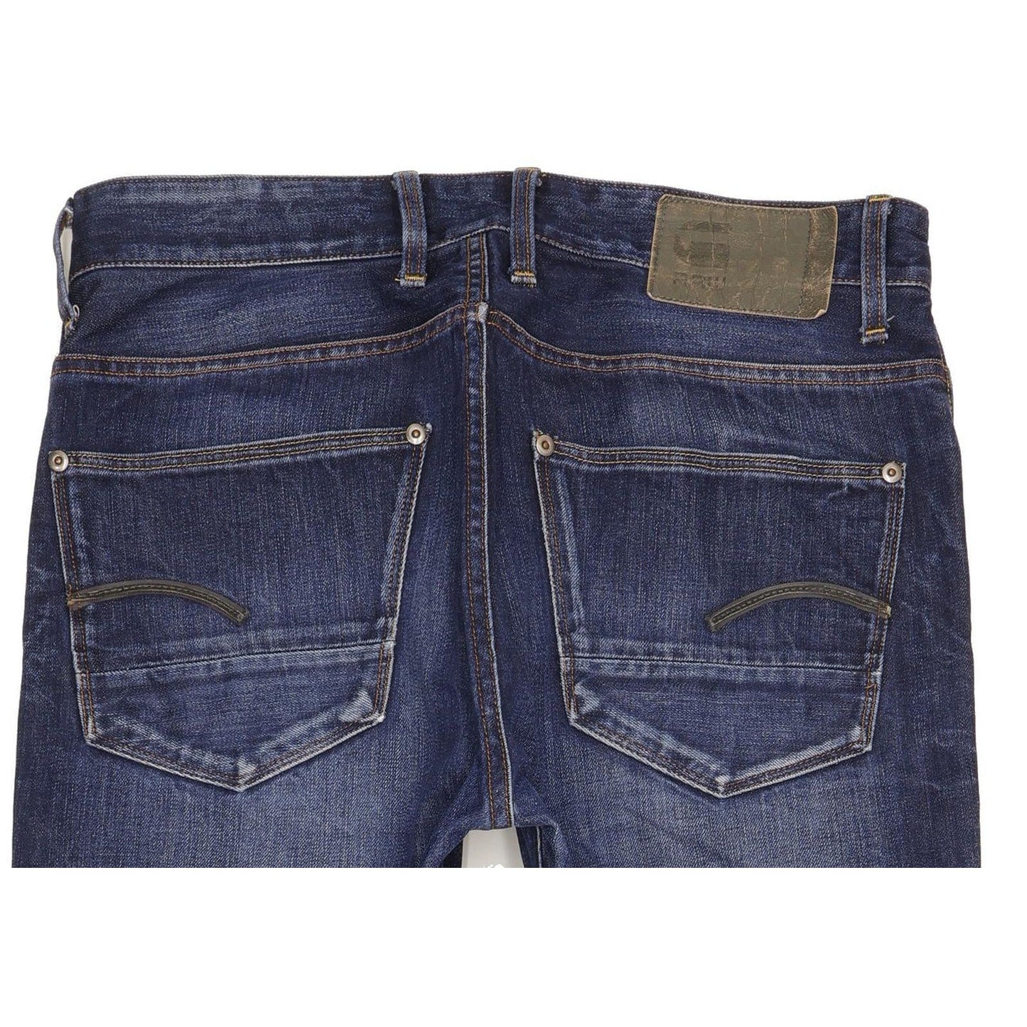 G-Star Defend Men Blue Straight Loose Jeans W33 L32