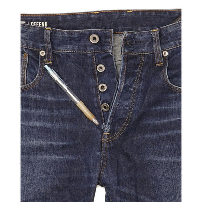 G-Star Defend Men Blue Straight Loose Jeans W33 L32