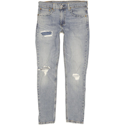 Levi's 512 Lo-Ball Men Blue Tapered Slim Jeans W32 L31