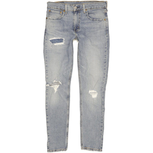 Levi's 512 Lo-Ball Men Blue Tapered Slim Jeans W32 L31