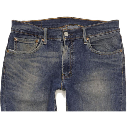 Levi's 511 Men Blue Straight Slim Stretch Jeans W32 L32