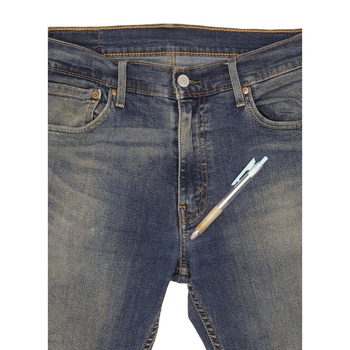 Levi's 511 Men Blue Straight Slim Stretch Jeans W32 L32