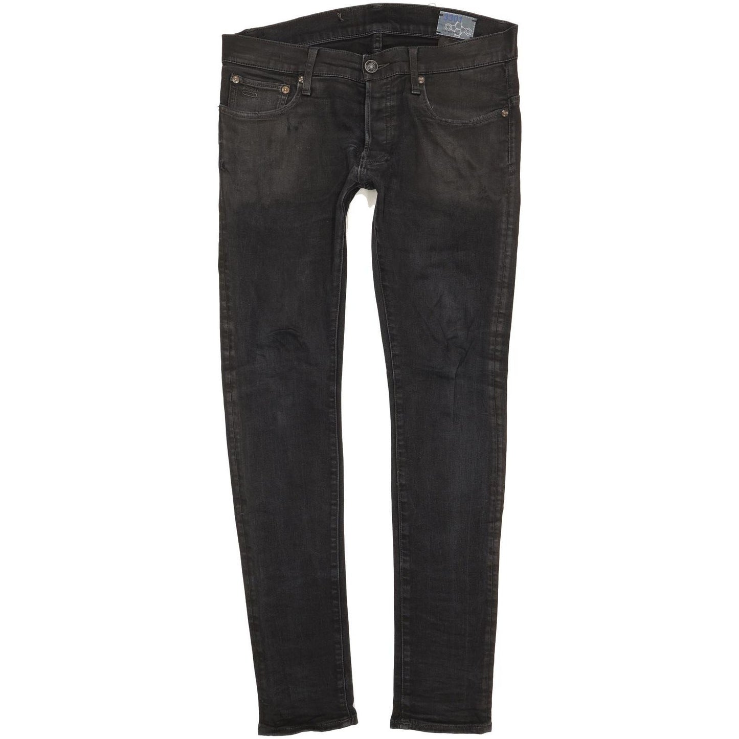 G-Star 3301 Men Blue Skinny Slim Stretch Jeans W32 L32