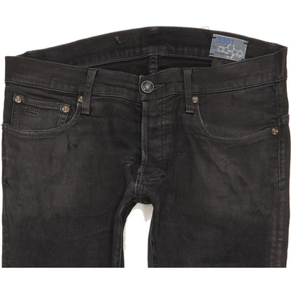 G-Star 3301 Men Blue Skinny Slim Stretch Jeans W32 L32