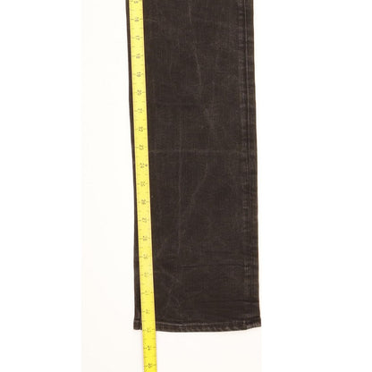 G-Star 3301 Women Black Straight Slim Stretch Jeans W29 L33