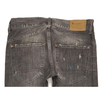 G-Star Ruger Men Grey Straight Regular Jeans W33 L34