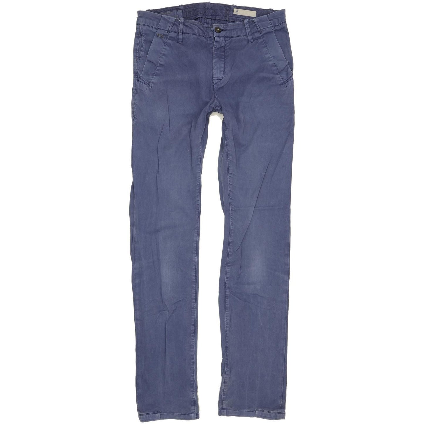 G-Star Bronson Women Blue Tapered Loose Chino Stretch Jeans W27 L34