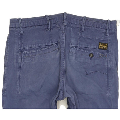 G-Star Bronson Women Blue Tapered Loose Chino Stretch Jeans W27 L34