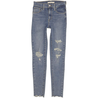 Levi's 720 Women Blue Skinny Slim Stretch Jeans W25 L30