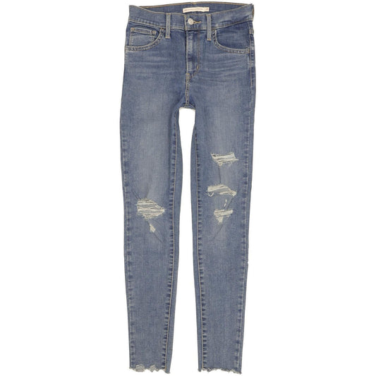 Levi's 720 Women Blue Skinny Slim Stretch Jeans W25 L30