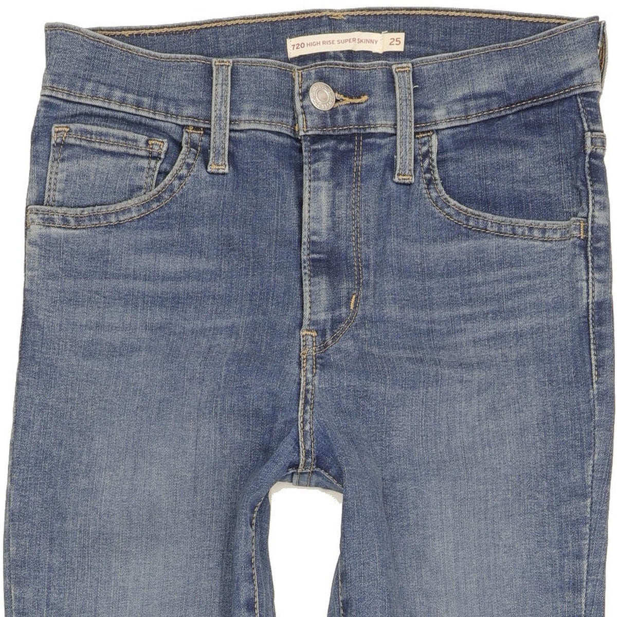 Levi's 720 Women Blue Skinny Slim Stretch Jeans W25 L30