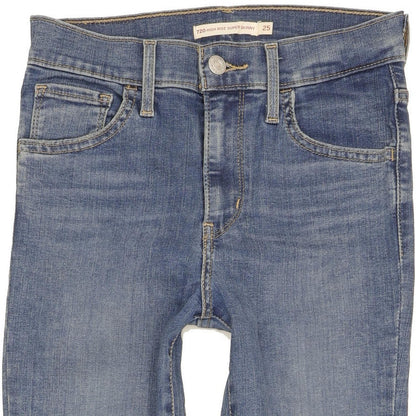Levi's 720 Women Blue Skinny Slim Stretch Jeans W25 L30