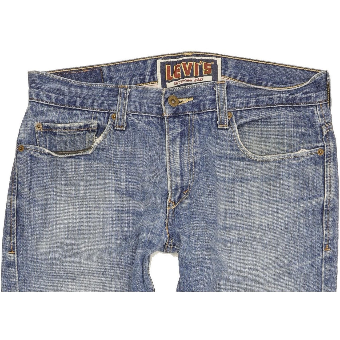 Levi's 511 Men Blue Straight Slim Jeans W34 L32