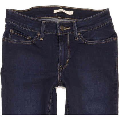 Levi's 711 Women Blue Skinny Slim Stretch Jeans W27 L32