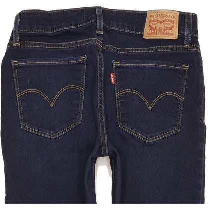 Levi's 711 Women Blue Skinny Slim Stretch Jeans W27 L32