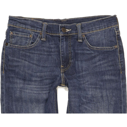 Levi's 511 Men Blue Straight Slim Stretch Jeans W30 L32