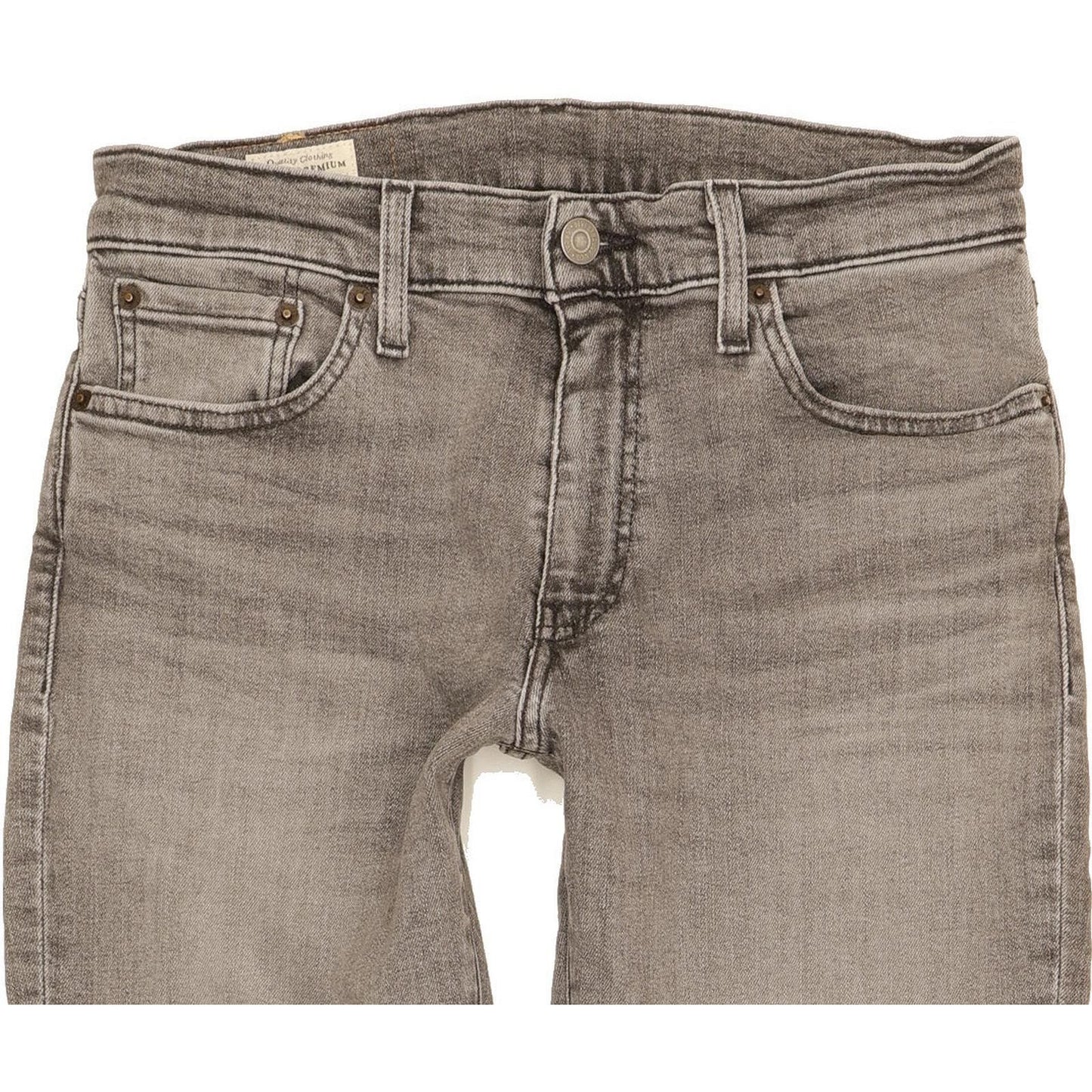 Levi's 511 Men Grey Straight Slim Stretch Jeans W30 L31