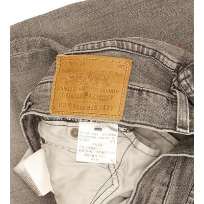 Levi's 511 Men Grey Straight Slim Stretch Jeans W30 L31