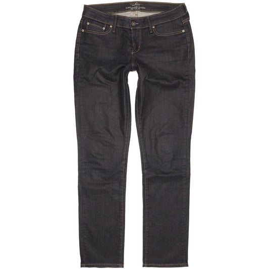 Levi's Slight Curve Women Navy Straight Classic Stretch Jeans W28 L30