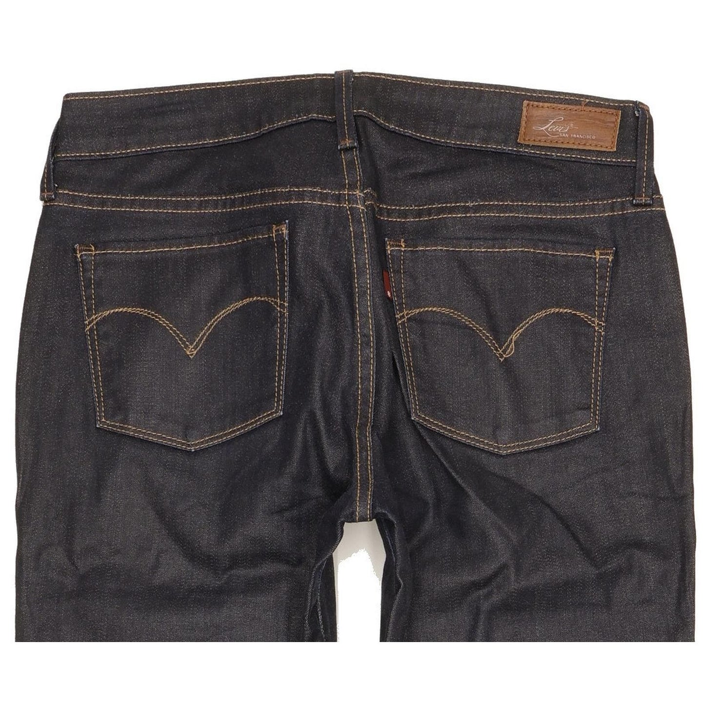 Levi's Slight Curve Women Navy Straight Classic Stretch Jeans W28 L30