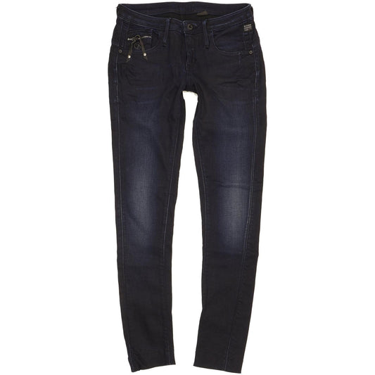 G-Star Women Navy Skinny Slim Stretch Jeans W27 L31