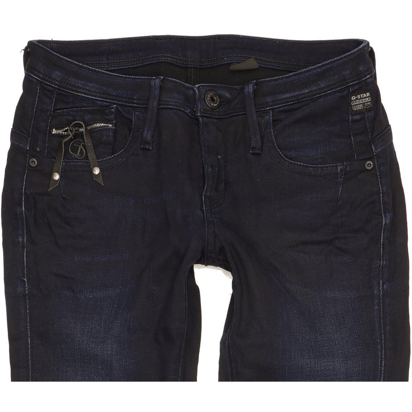 G-Star Women Navy Skinny Slim Stretch Jeans W27 L31