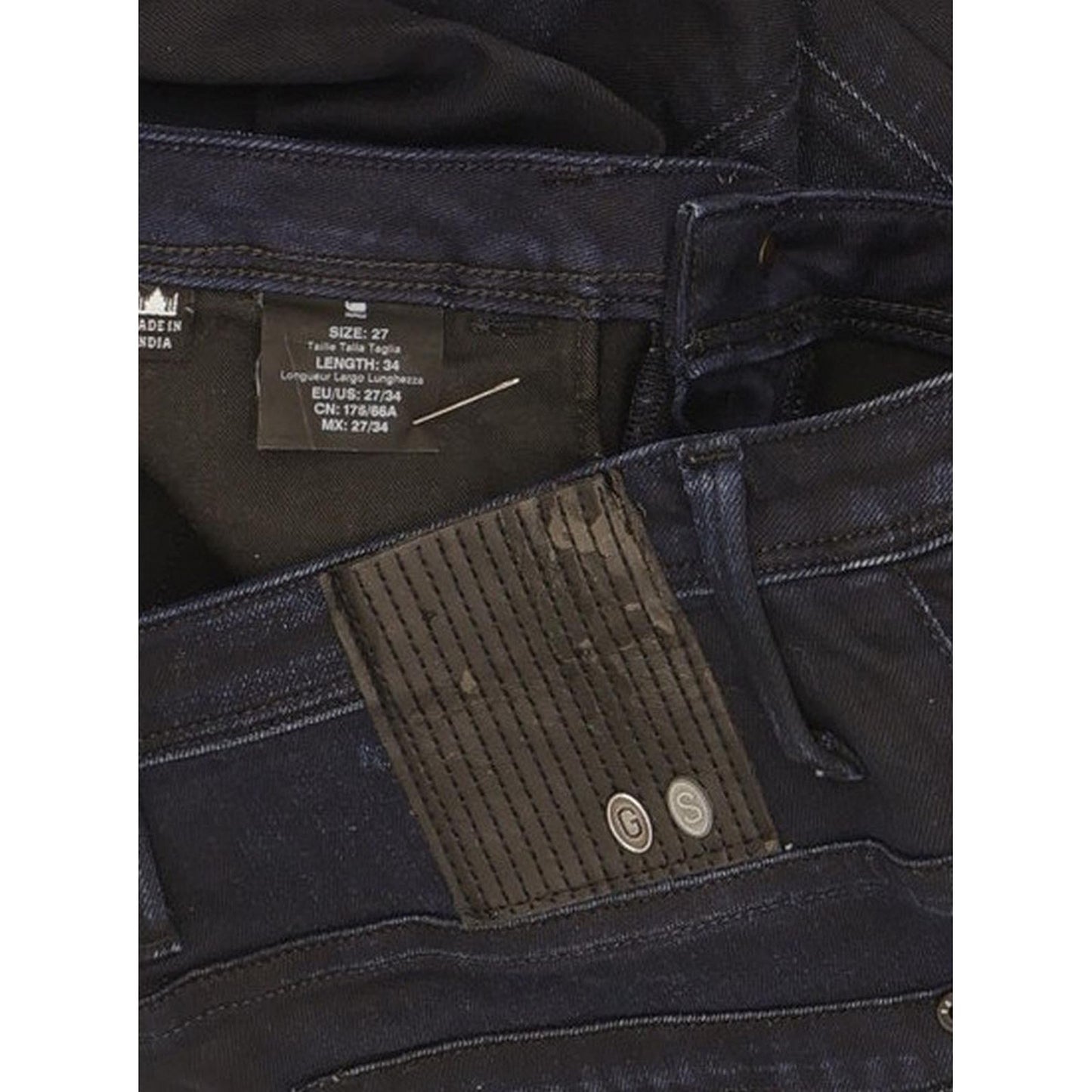 G-Star Women Navy Skinny Slim Stretch Jeans W27 L31