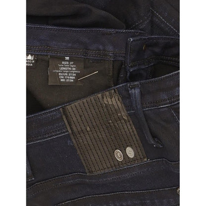 G-Star Women Navy Skinny Slim Stretch Jeans W27 L31